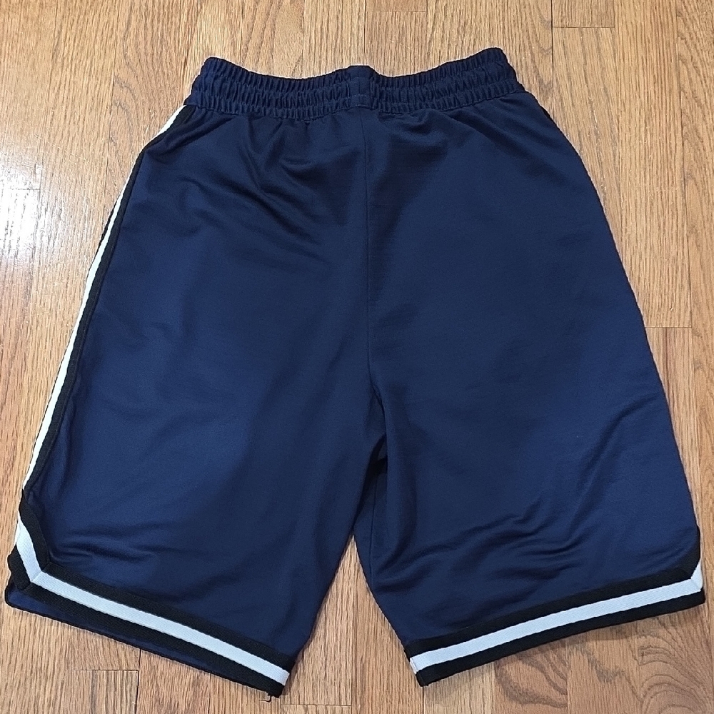 Nike Dark Blue Sports Shorts with White Trim - Picture 12 of 13